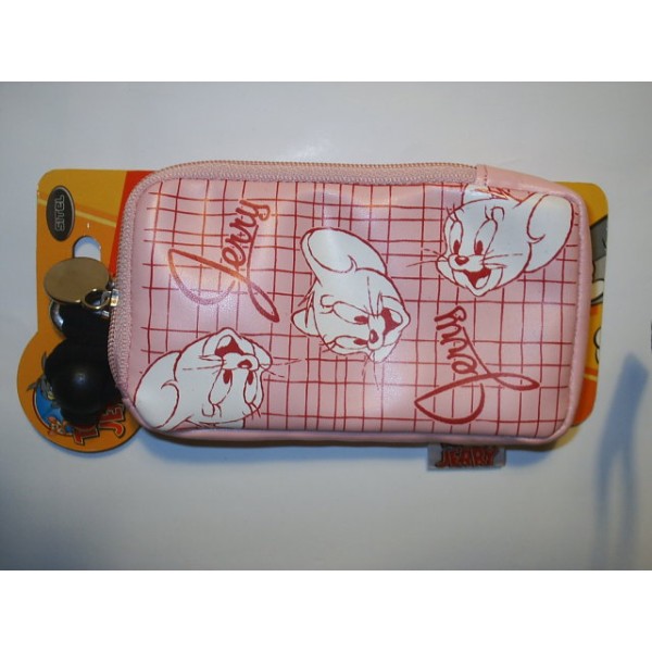 tom en jerry telefoon / ipod / mp3 / 4 speler hoesje leatherlook