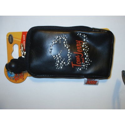 tom en jerry telefoon / ipod / mp3 / 4 speler hoesje leatherlook