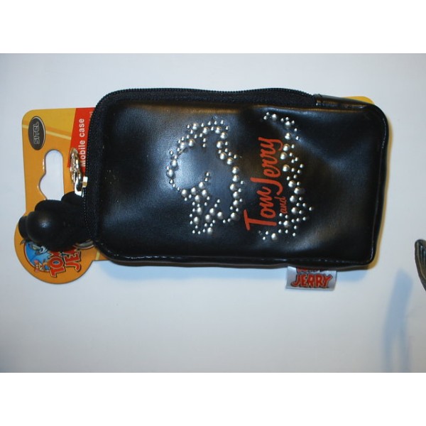 tom en jerry telefoon / ipod / mp3 / 4 speler hoesje leatherlook