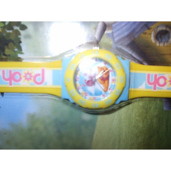 disney horloge tigger en pooh geel