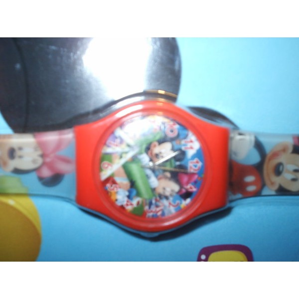 disney horloge micky mouse, rood