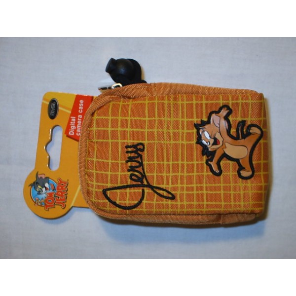 tom en jerry camera / ipod / mp3/ speakertasje geel