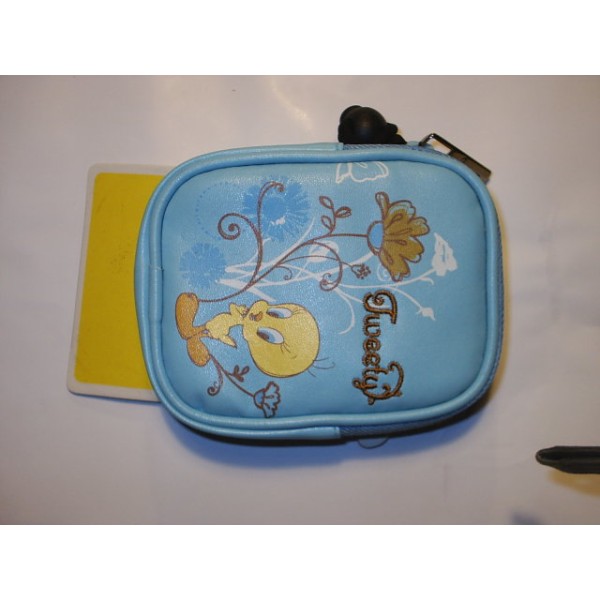 tweety camera tasje, lichtblauw