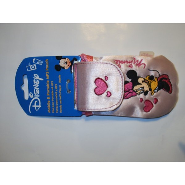 minnie mouse  telefoon,ipod of mp3 speler hoesje, rose