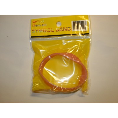 symbolische rubber armband, rose