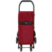 Duett Muuvi Up Boodschappentrolley - Tasinhoud 46L - 4 Wielen - Opvouwbaar - Rood