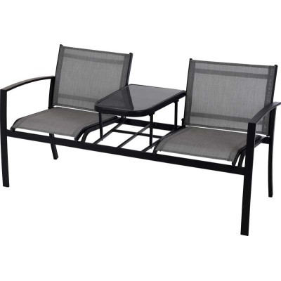 Tuinbank met tafel - 2 zits