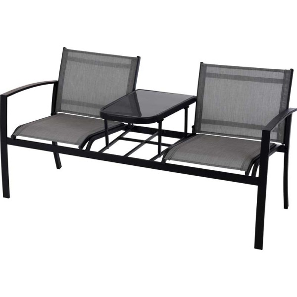 Tuinbank met tafel - 2 zits