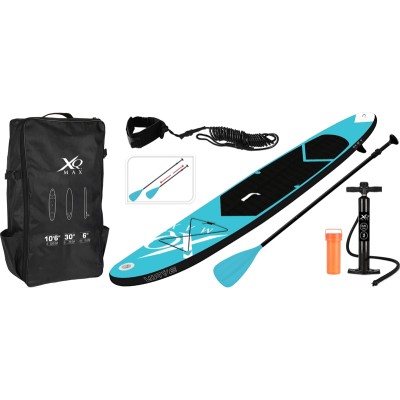 XQ Max SUP Board Set - Opblaasbaar - 320x76x15cm - blauw