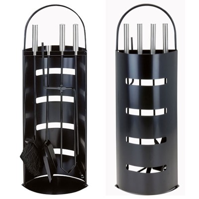 Openhaardset zwart (5 delig)