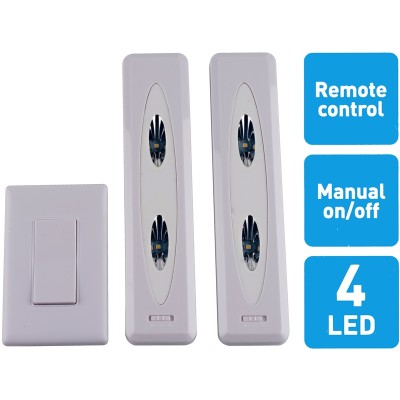 LED verlichting set 2 stuks + afstandsbediening