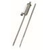 Set van drie RVS fakkels 65-120cm
