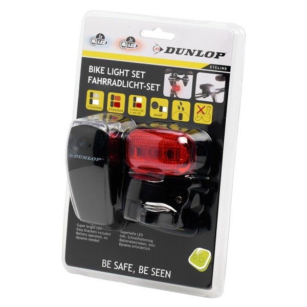 Set van twee LED fietslampen (voor- en achter) superkwaliteit