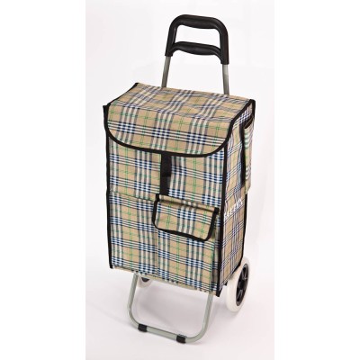 Grote boodschappentrolley in 4 kleuren. 