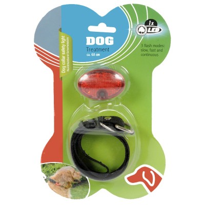 Honden Halsband met LED inclusief batterijen