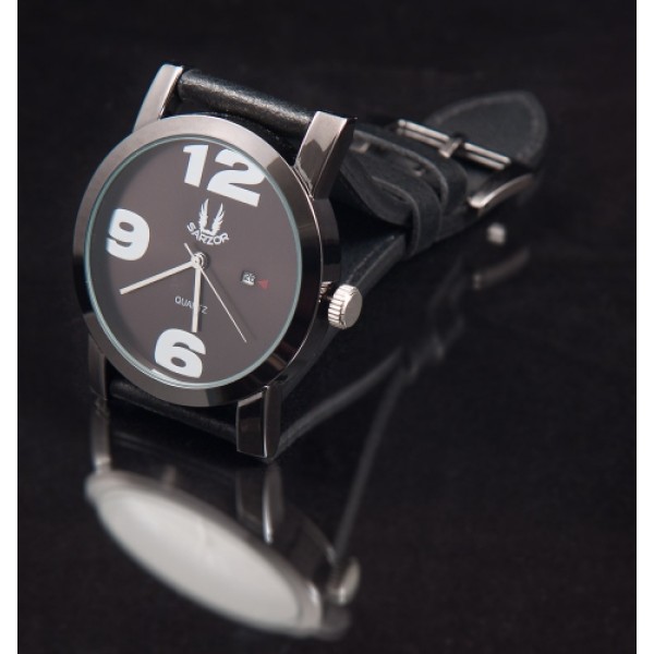 Sarzor Elegance Black herenhorloge