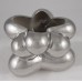 Chromen design plantenpottenset