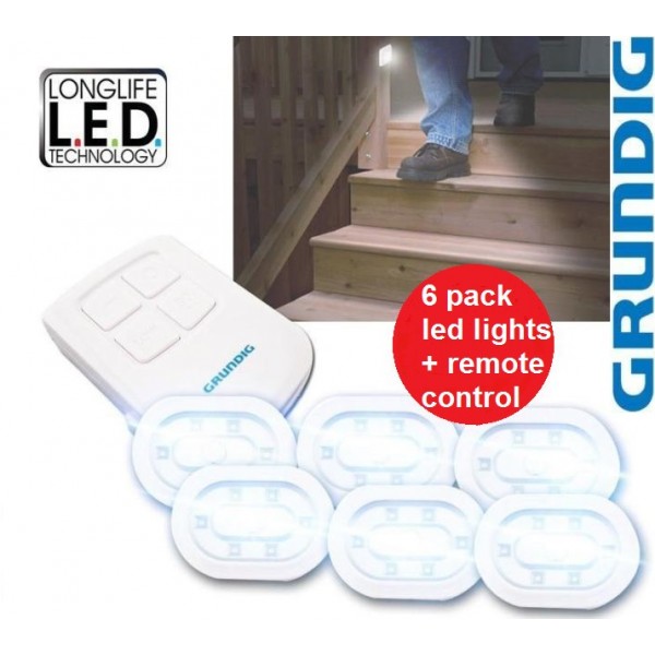 Grundig LED lampenset (6 stuks) met AB
