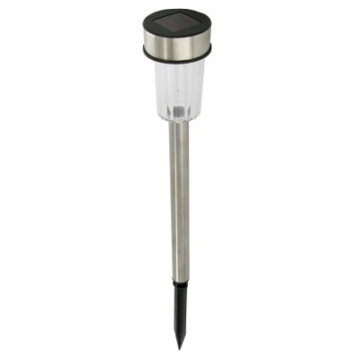 Set van 10 LED solar roestvrijstalen lampen