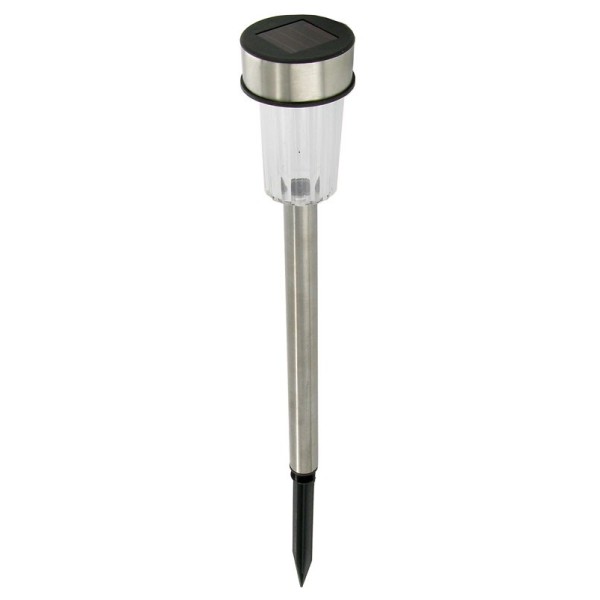 Set van 10 LED solar roestvrijstalen lampen