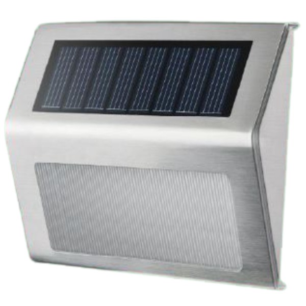 LED Wandlamp Solar - RVS - IP44