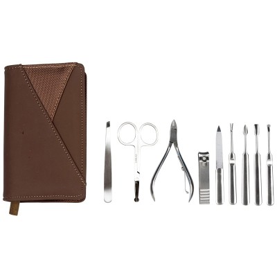 Mooie RVS Manicureset in Etui
