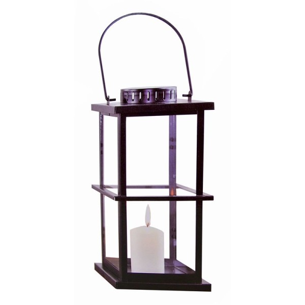 Metalen lantaarn van 27 cm