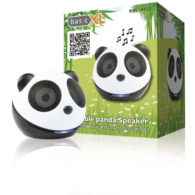 Draagbare panda speaker voor MP3-speler of telefoon