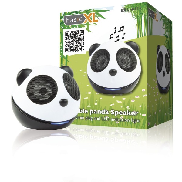 Draagbare panda speaker voor MP3-speler of telefoon