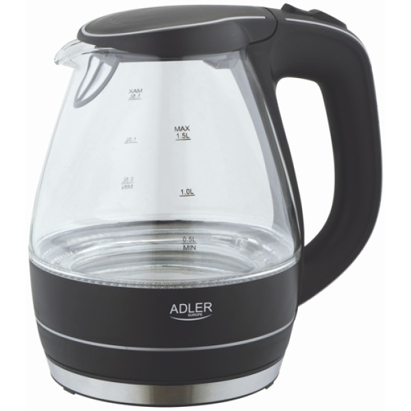 Prachtige led glazen waterkoker