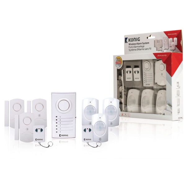 Draadloze Alarm Set - 433 Mhz / 100 dB ZEER COMPLEET