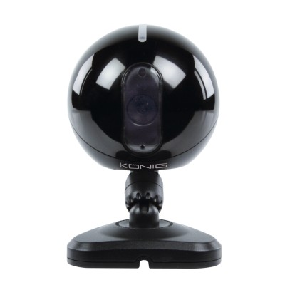 IP-camera voor binnen zwart (Bewakingscamera)