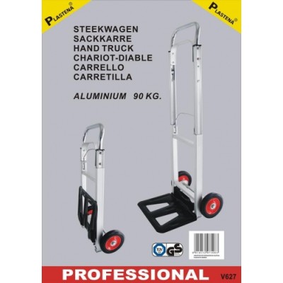 Opklapbare aluminium steekwagen 