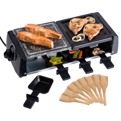 Deluxe Raclette, steengrill en gourmet