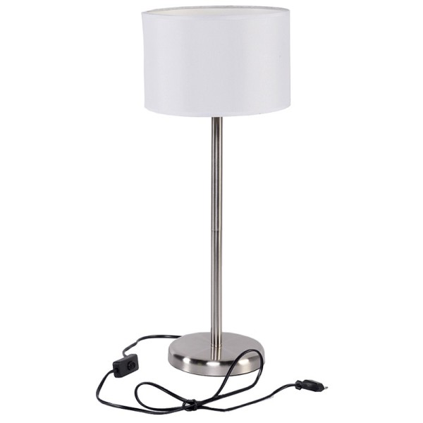Grundig Roestvrijstalen tafellamp (58cm)