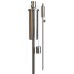 RVS tuinfakkel 120 cm hoog