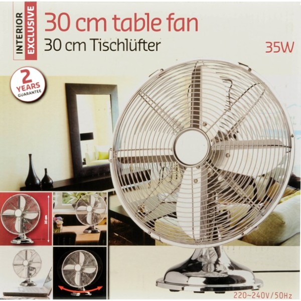 Tafelventilator, keuze uit twee soorten