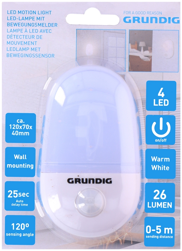 Grundig LED-lamp met bewegingsmelder