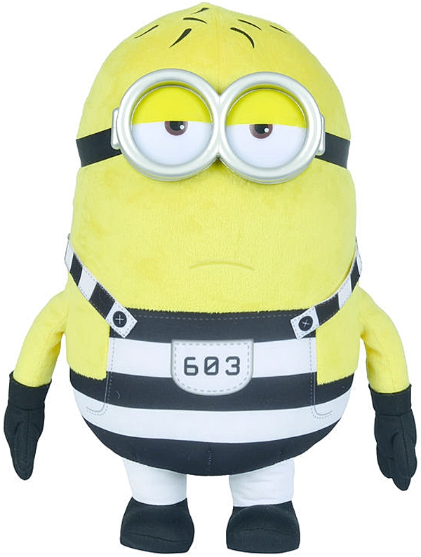 Pluche Knuffel Minions Jail Tom 37cm