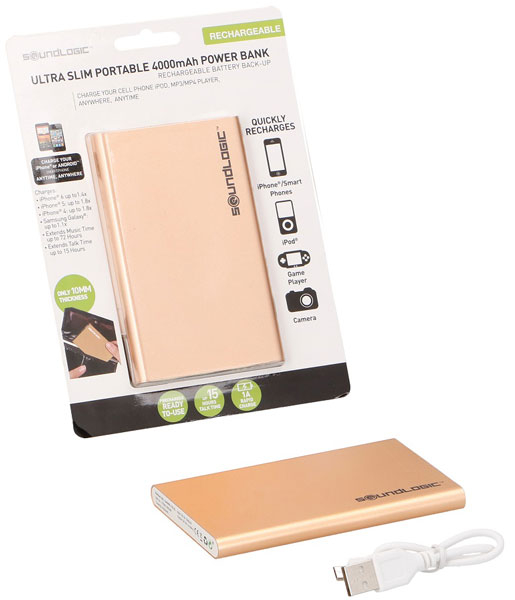 Powerbank ultraslim - 4000mAh