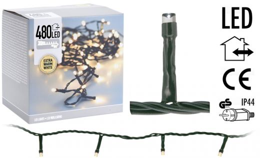 LED-verlichting 480 LED's 36 meter - extra warm wit