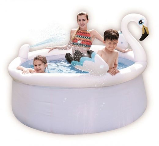 Zwembad met sproeier - Flamingo - 175cm