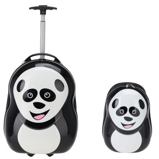Handbagage Koffer en Rugzak - Panda
