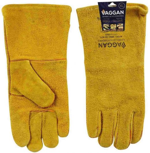 Vaggan BBQ Handschoenen - Leer 