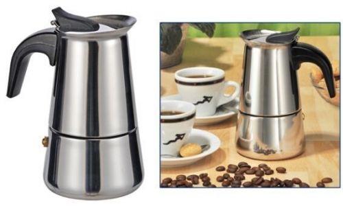 Schitterend RVS design espresso maker 