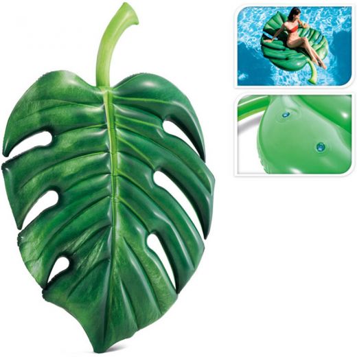 Intex Luchtbed - Palmblad - 213x142cm
