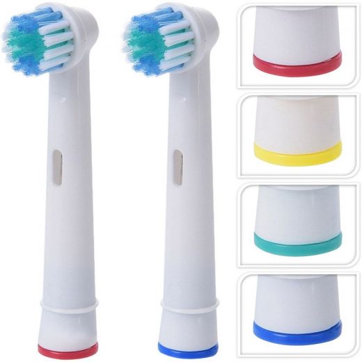Opzetborstels voor elektr. tandenborstel - 4 stuks