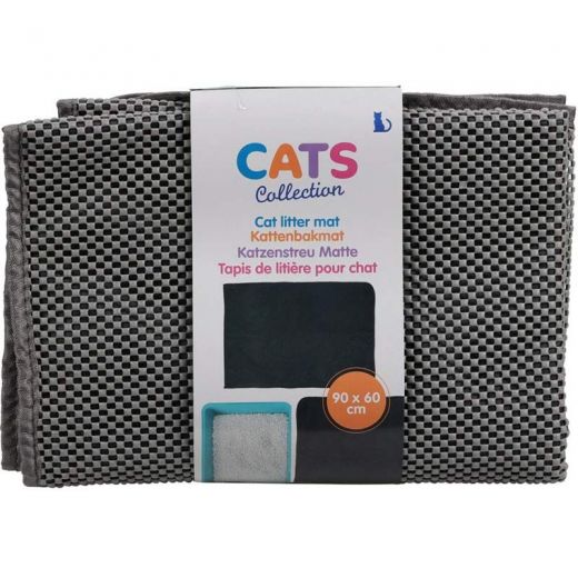 Kattenbakmat - dubbele laag - 90 x 60 cm