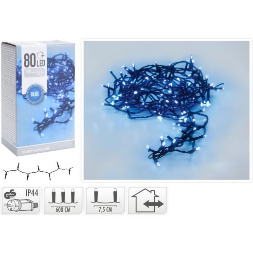 LED verlichting - 80 LED - 6 meter - blauw