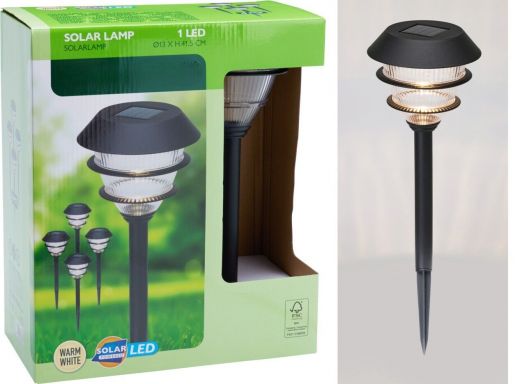 Set van 4 Solar Tuinlampen – Luxe Sfeer voor Elke Tuin
